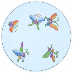 Block China Butterfly