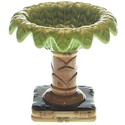 Certified International Bahamas 3-D Palm Leaf Compote Bowl