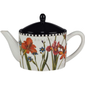 Certified International Botanical Floral Teapot