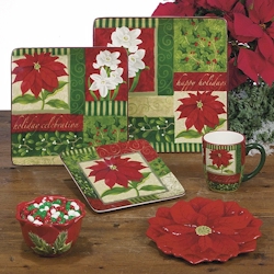 Certified International Holiday Poinsettia
