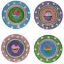 Certified International Cupcake Dessert Plate