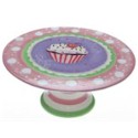 Certified International Cupcake Pedestal Cake Plate