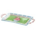 Certified International Cupcake Rectangular Platter with Handles