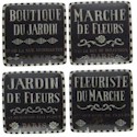 Certified International Marche De Fleurs Canape Plate