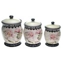 Certified International Marche De Fleurs 4-Piece Canister Set