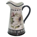 Certified International Marche De Fleurs Pitcher