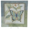 Certified International Morning Song Glass Square Platter