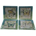Certified International Morning Song Square Salad/Dessert Plate