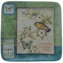 Certified International Morning Song Square Platter