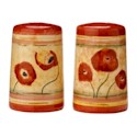 Certified International Poppies Salt & Pepper Shakers