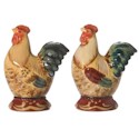 Certified International Tuscan Rooster Salt & Pepper Set