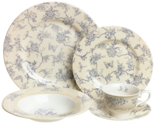 Toile de Jouy Blue by Queen's China