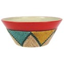 Clay Art Basket Weave Serving Bowl
