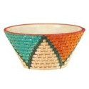 Clay Art Basket Weave Soup Bowl