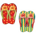 Clay Art Flip-Flop Salt & Pepper Shaker Set