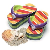 Clay Art Flip Flops