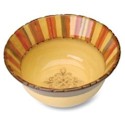 Clay Art Medallion Flared Soup Bowl