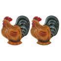 Clay Art Regal Rooster Dip Bowl