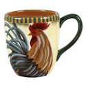Clay Art Regal Rooster Mug