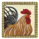 Clay Art Regal Rooster Salad Plate