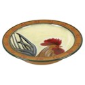 Clay Art Regal Rooster Soup Bowl