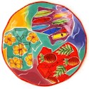 Clay Art Tropicool Appetizer Plate