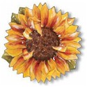 Clay Art Tuscan Sunflower Platter