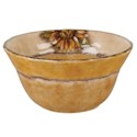 Clay Art Tuscan Sunflower Soup Bowl