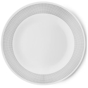Corelle Bayside Dots Gray Dinner Plate