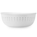 Corelle Bayside Dots Gray Soup/Cereal Bowl