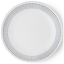 Corelle Bayside Dots Navy Luncheon Plate