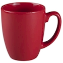 Corelle Bayside Dots Red Stoneware Mug