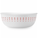 Corelle Bayside Dots Red Soup/Cereal Bowl