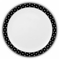 Corelle Brilliant Black Dots Dinner Plate