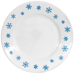 Corelle Blue Snowflakes