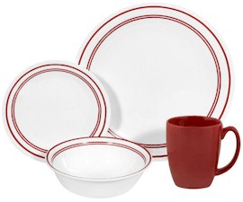 Corelle Classic Cafe Red