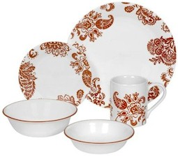 Corelle Red Paisley
