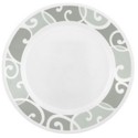 Corelle Ribbons and Swirls Luncheon Plate