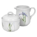 Corelle Shadow Iris Sugar & Creamer Set