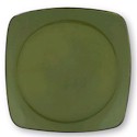 Corelle Hearthstone Spice Alley Square Bay Leaf Green Dinner Plate