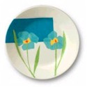Corelle Luxe Fiore Blue Salad Plate
