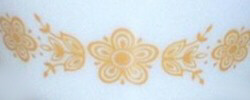 CorningWare Butterfly Gold