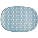 Denby Impression Blue Hourglass Medium Platter
