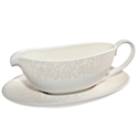 Monsoon Lucille Gold by Denby Sauce Boat with Stand