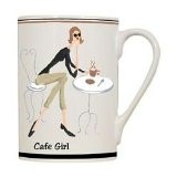 Cafe Girl Coffee Mug
