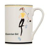 Exercise Girl Coffee Mug