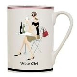 Wine Girl Coffee Mug