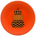 Fiesta Geo Pumpkin Luncheon Plate