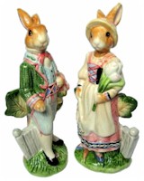 Old World Rabbits by Fitz and Floyd