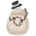 Fitz and Floyd Wintry Woods Snowman Serve Bowl